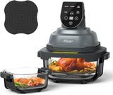 Tixixc 5-in-1 Portable Glass Air Fryer
