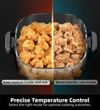 Tixixc 5-in-1 Portable Glass Air Fryer